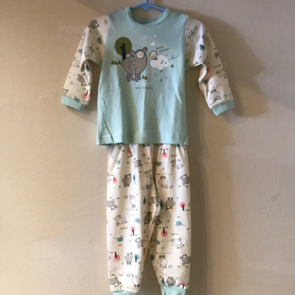 Criket Baby Boys 2 Piece 100% Organic Cotton - Picture 1 of 2